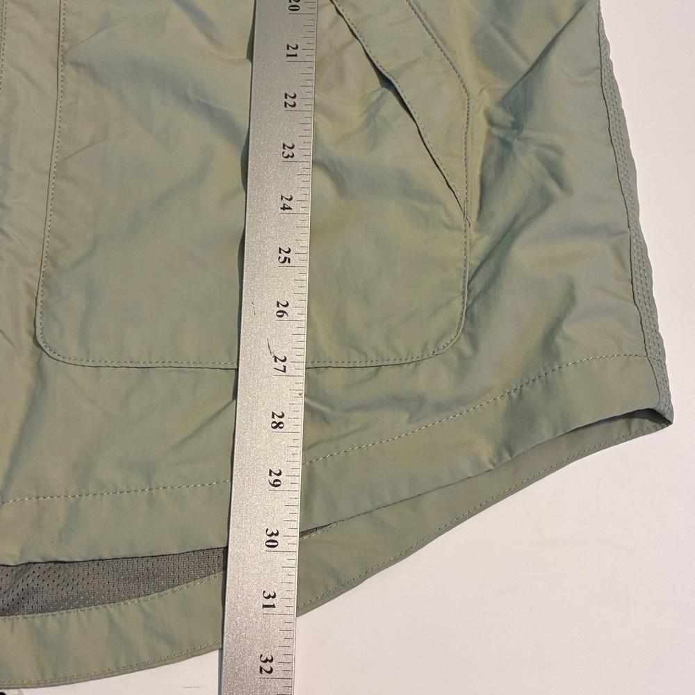 Carhartt Rain Defender Relaxed Fit Jacket Sage Green Hooded Nylon W L 12-14 - Picture 6 of 8